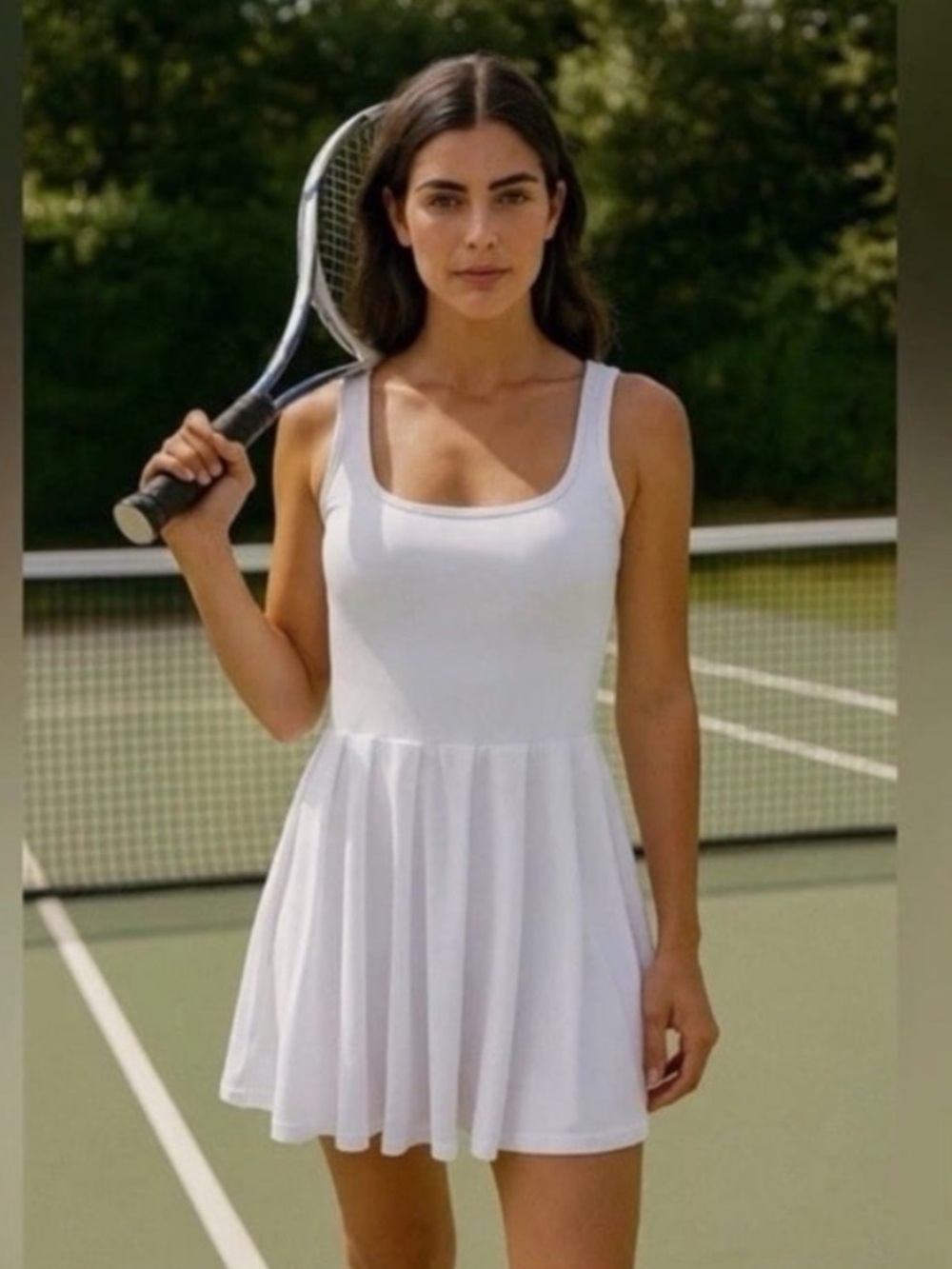 Sage Collective White Tennis Dress size Small Sports Classic Athletic Skater